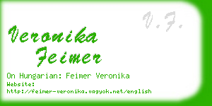 veronika feimer business card